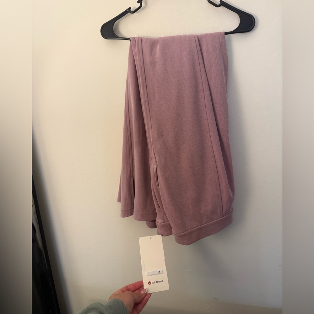 NWT Lululemon Softstreme HR Wide Leg Pique Pant Size XL Lavender Lux